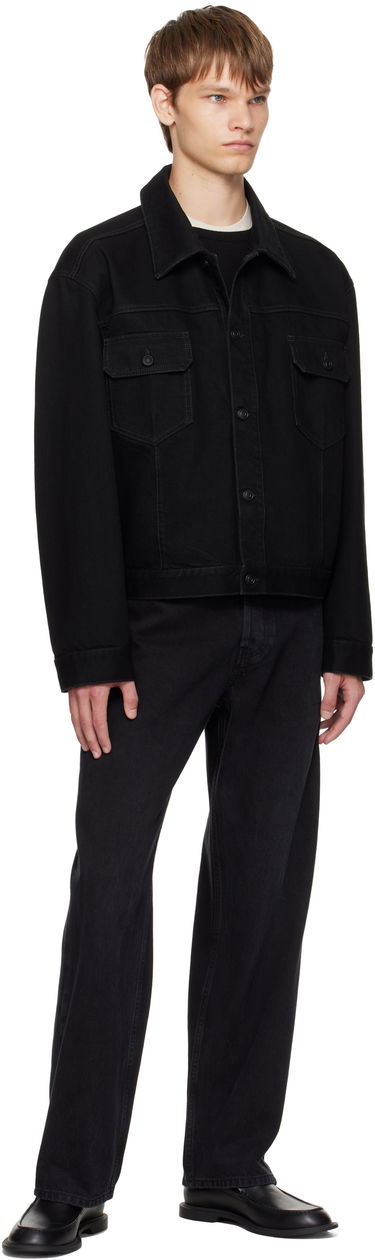 Jakke The Row The Row Orson Denim Jacket Sort | 546-W4170, 3