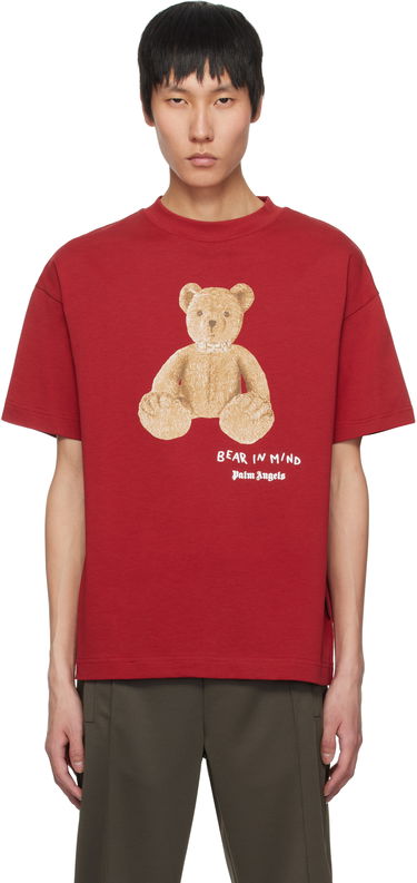 T-shirt Palm Angels Palm Angels 'Bear in Mind' T-Shirt Rød | PMAA001S25JER0052560, 0