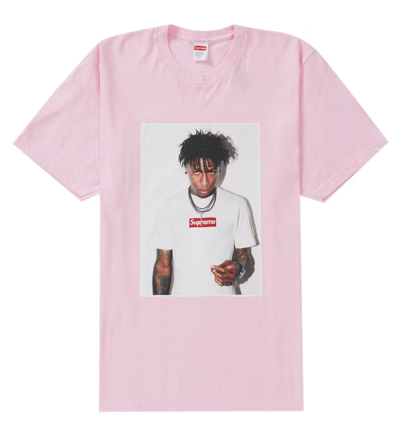 T-shirt Supreme NBA Youngboy Tee Lyserød | FW23T48 LIGHT PINK, 0