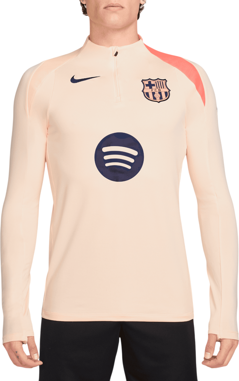 T-shirt Nike FC Barcelona Dri-FIT Strike Soccer Knit Drill Top Beige | hm3350-808