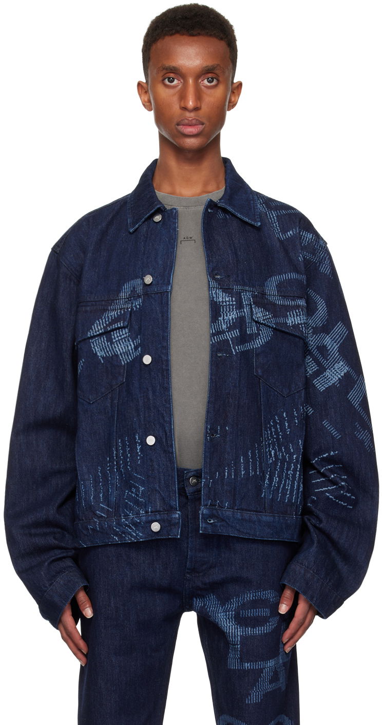 Jakke A-COLD-WALL* Annex Denim Jacket Mørkeblå | ACWMH059B