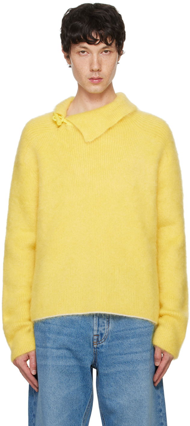 Sweater Jacquemus Yellow 'Le pull Marina' Sweater Gul | 24H246KN511-2317