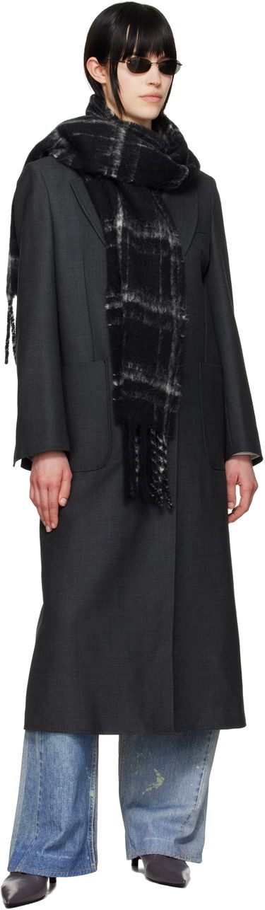 Tørklæde OUR LEGACY Estate Scarf with Fringe Sort | A4248EBF, 2