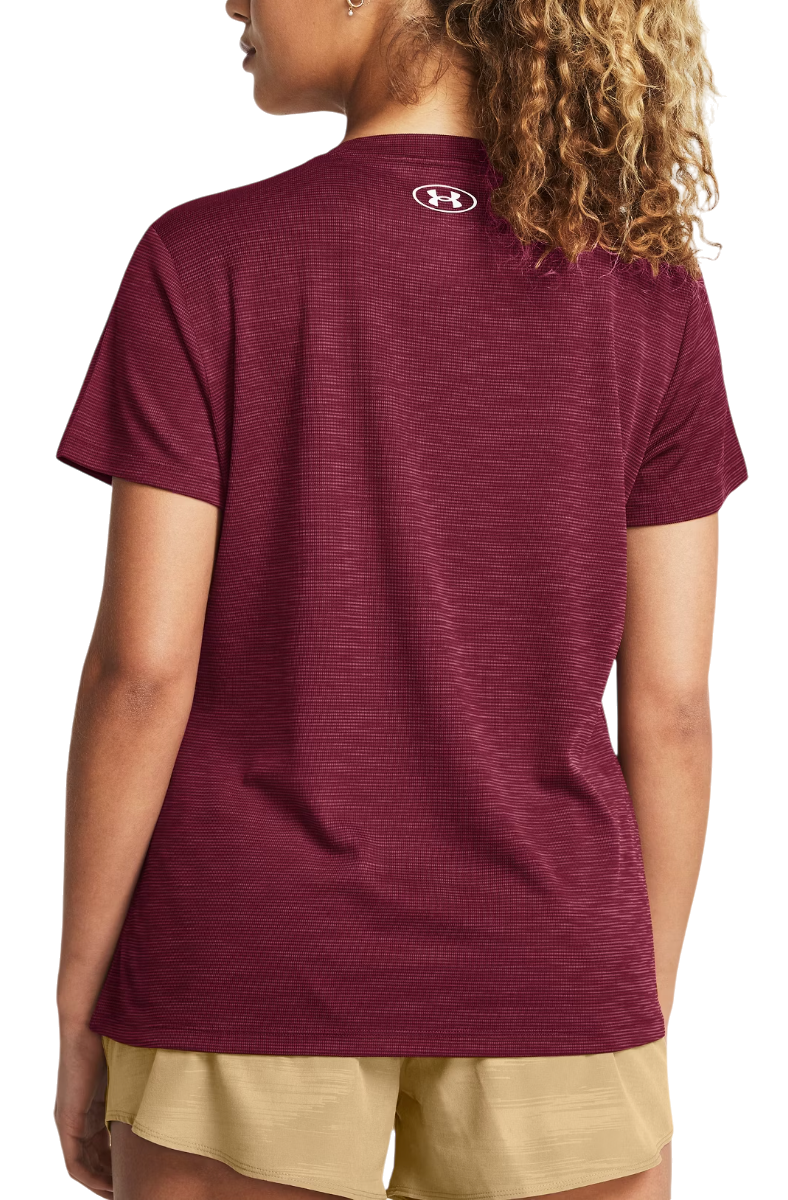 T-shirt Under Armour T-Shirt Tech Textured Rød | 1383641-625, 1