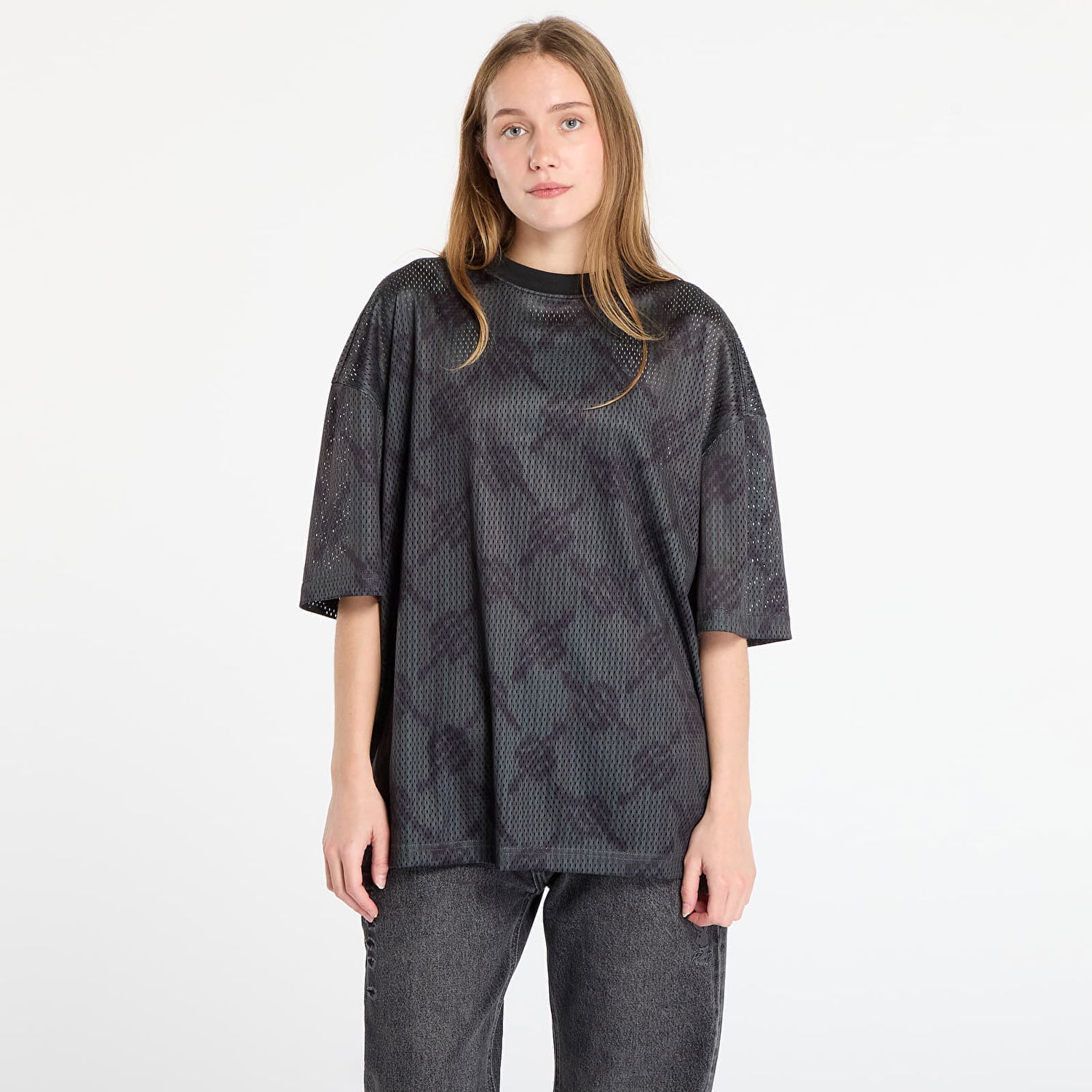 T-shirt DAILY PAPER T-shirt Matchstick Mesh Ss T-Shirt Rosin Green Sort | 2521065, 0