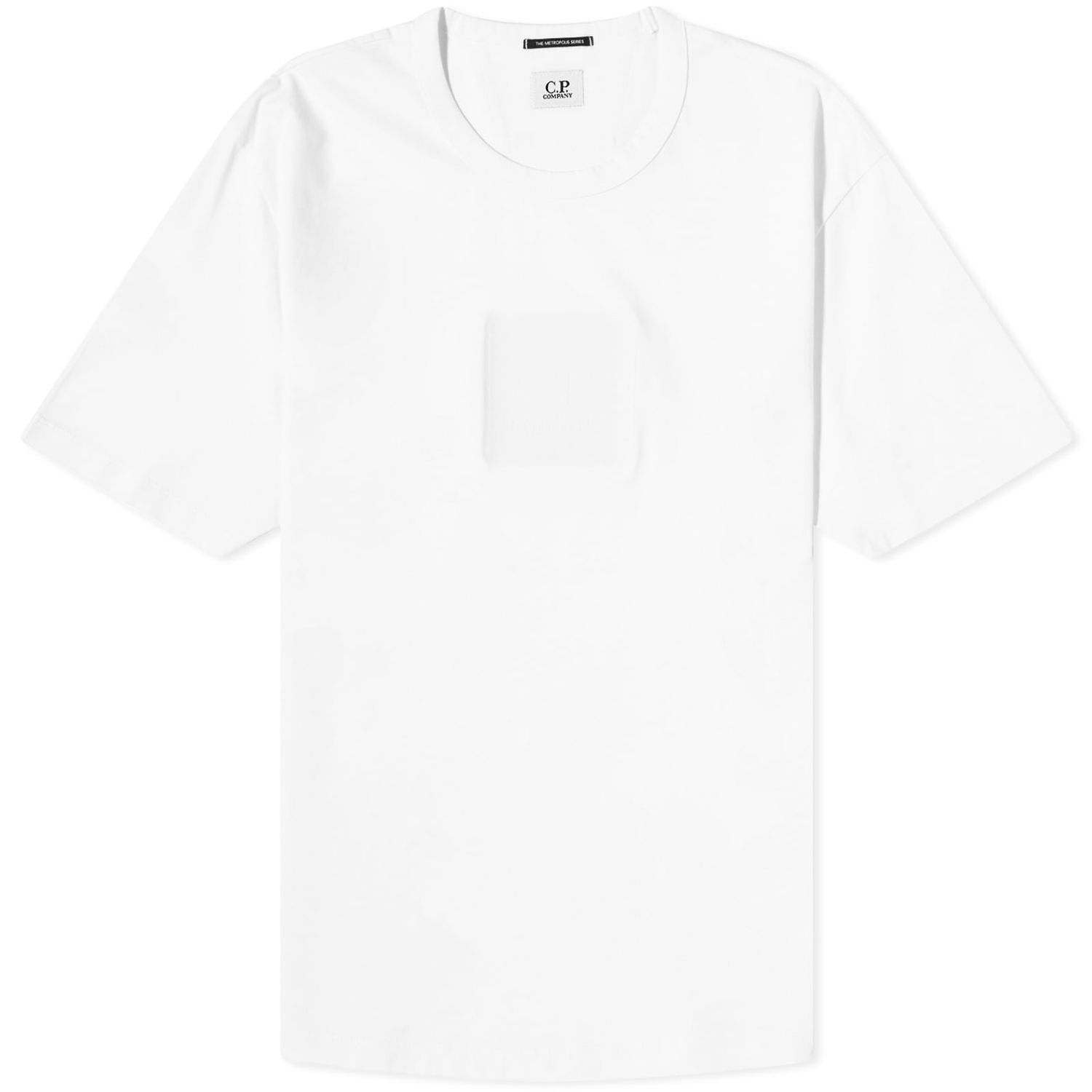T-shirt C.P. Company Mercerized Logo T-Shirt Hvid | 15CLTS197A-006370W-101, 0
