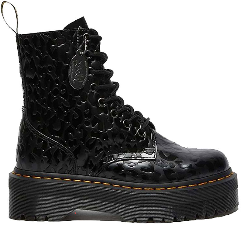 Sneakers og sko Dr. Martens Jadon Platform X-Girl Leather Boots Sort | 26519001, 0