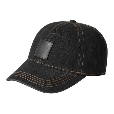 Kasket Carhartt WIP Bleached Denim Baseball Cap Sort | I034471_6, 0