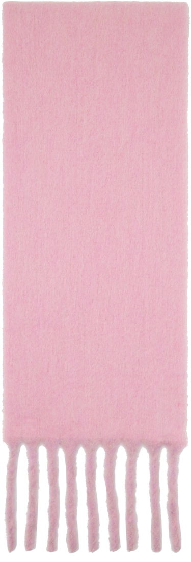 Tørklæde Acne Studios Blue & Purple Logo Label Fringed Scarf Blå | CA0343-, 4