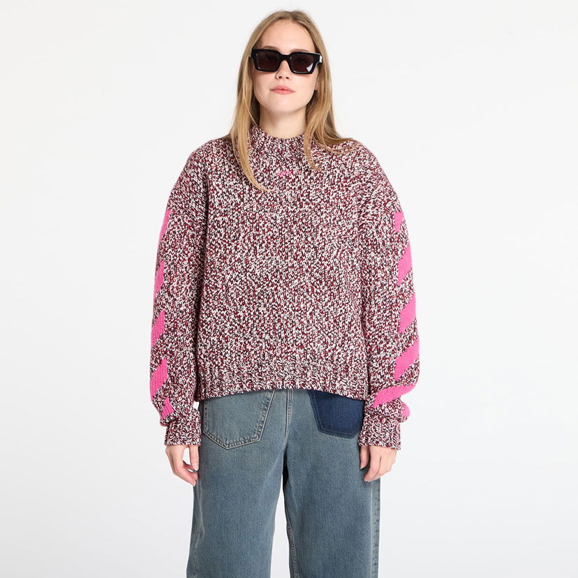 Sweater Off-White Mouline Arrow Knit Crewneck Flerfarvet | OWHE10JF25KNI0012632