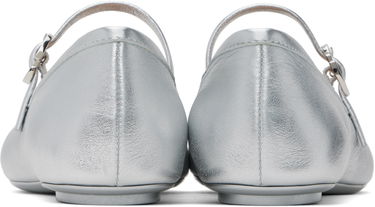 Sneakers og sko Gianvito Rossi Rossi Carla Ballerina Flats Metalisk | G22223-05GOM-NSW, 4