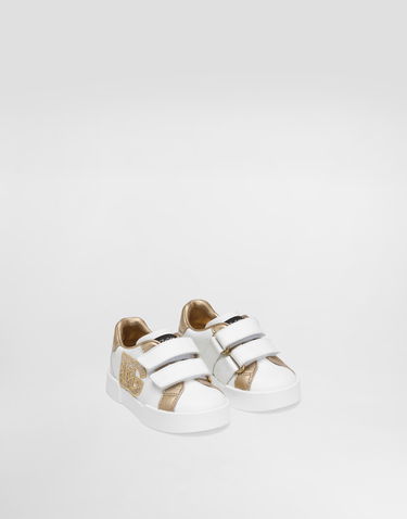Tilbehør Dolce & Gabbana Dolce & Gabbana Calfskin Laminate First Steps 19-26 Hvid | DN0227AW61689662, 1