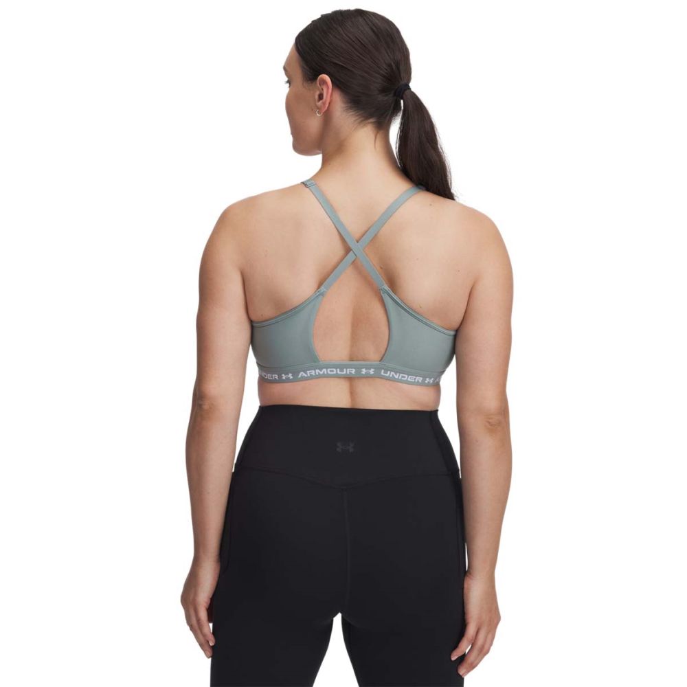 Bh Under Armour Under Armour Crossback Low Sports Bra Grøn | 1386424-348, 1