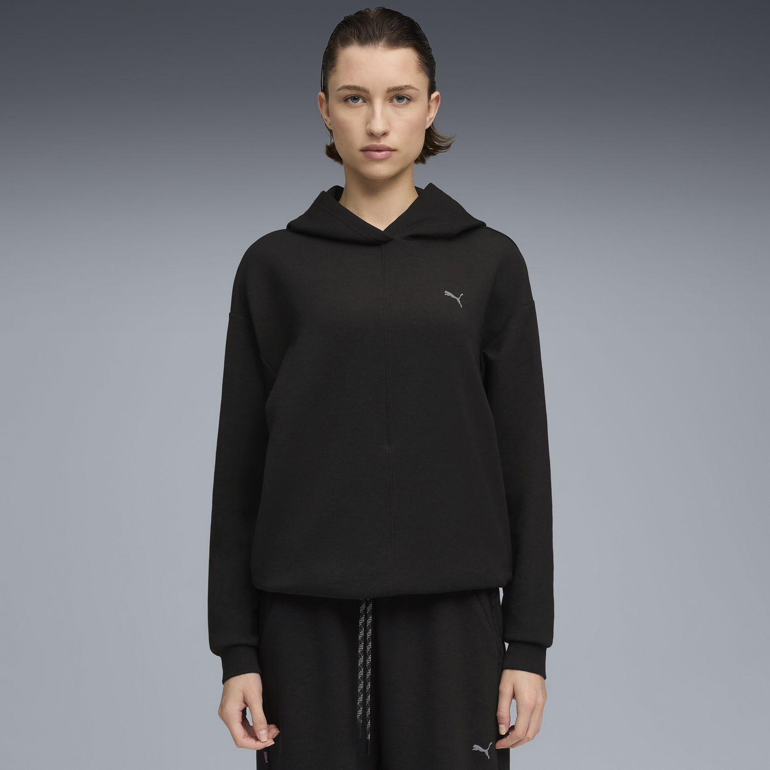 Sweatshirt Puma CLOUDSPUN Hoodie Sort | 527460_01, 0