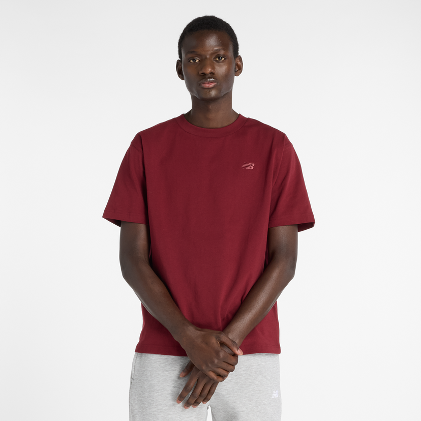 T-shirt New Balance Men's T-Shirt Bourgogne | NBMT41533MHB