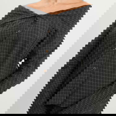 Skjorte OUR LEGACY Our Legacy Kaonashi Wide Neck Shirt, Size EUR 32 Sort | W4252KB, 5