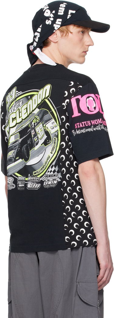 T-shirt Marine Serre Marine Serre Ravens Graphic T-Shirt Sort | MTT093A UJER0003, 2