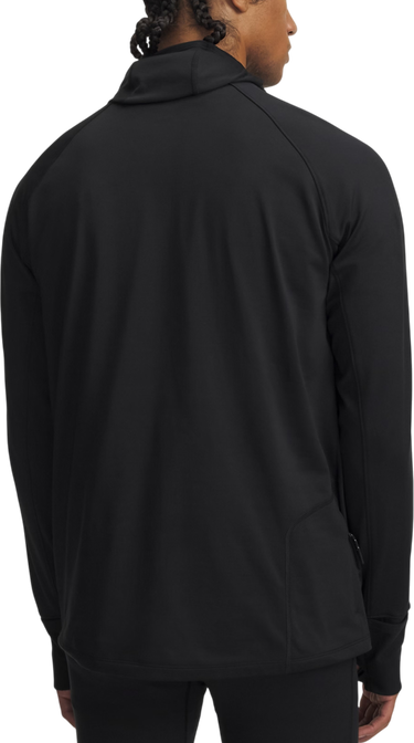 Sweatshirt Under Armour Velociti Pro Balaclava Hoodie with Reflective Stripes and Thumbholes Sort | 6005969-004, 1