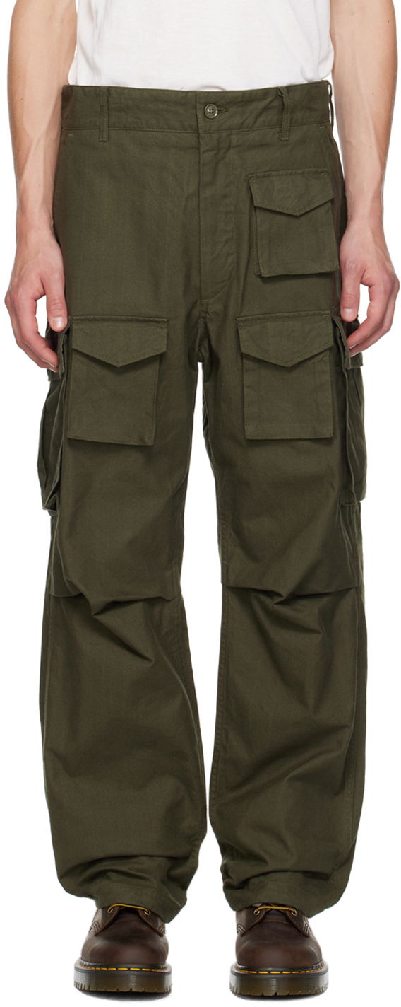 Cargo bukser Engineered Garments Green FA Cargo Pants Grøn | 24F1F016