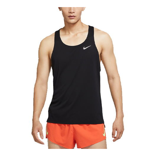Tanktop Nike Dri-FIT Racerback Running Tank Top Sort | DQ4733-010, 0