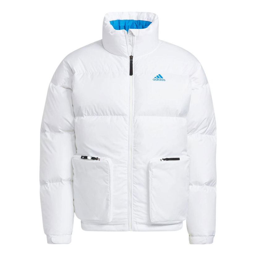Puffer jakke adidas Originals Short Padded Puffer Jacket Hvid | HN2103