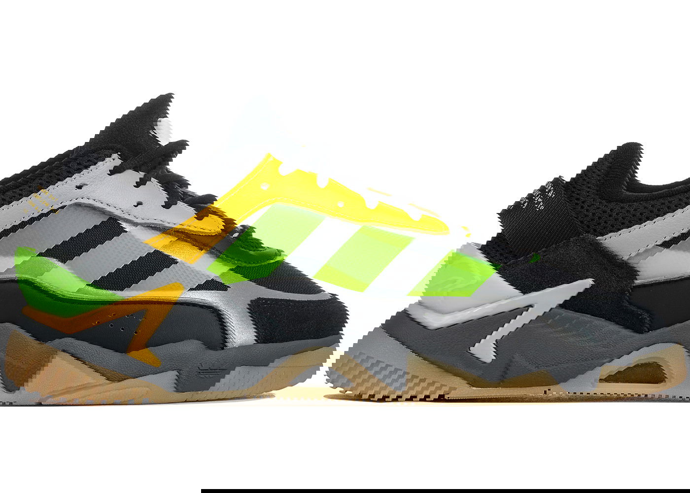 Sneakers og sko adidas Originals adidas Niteball 2 Black Signal Green Yellow Flerfarvet | GX0771, 0