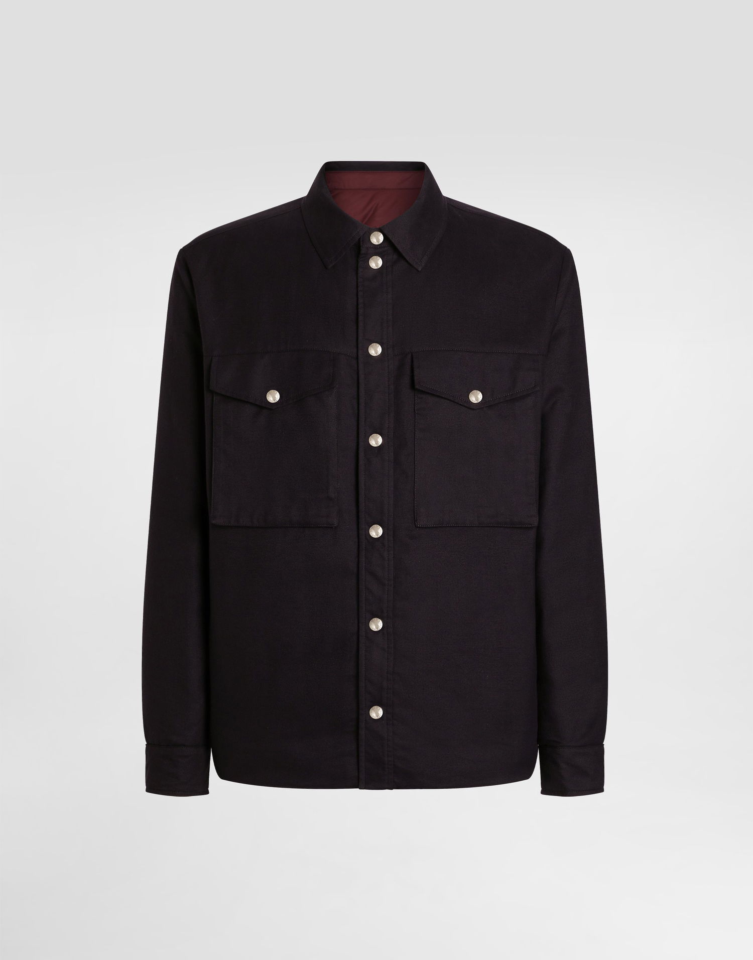 Jakke Dolce & Gabbana Dolce & Gabbana Reversible Shirt Jacket Sort | G9BSMTFCTABS8031, 0