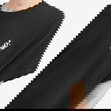 T-shirt JW Anderson Anchor Embroidery Jersey T-Shirt Sort | JT0257-PG1510-999, 5