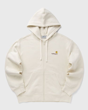 Sweatshirt Carhartt WIP American Script Zip Hoodie Hvid | I033063-05.XX, 0