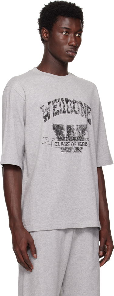T-shirt We11done We11done Printed University T-Shirt Grå | WD-TT2-25-743-U-MG, 1