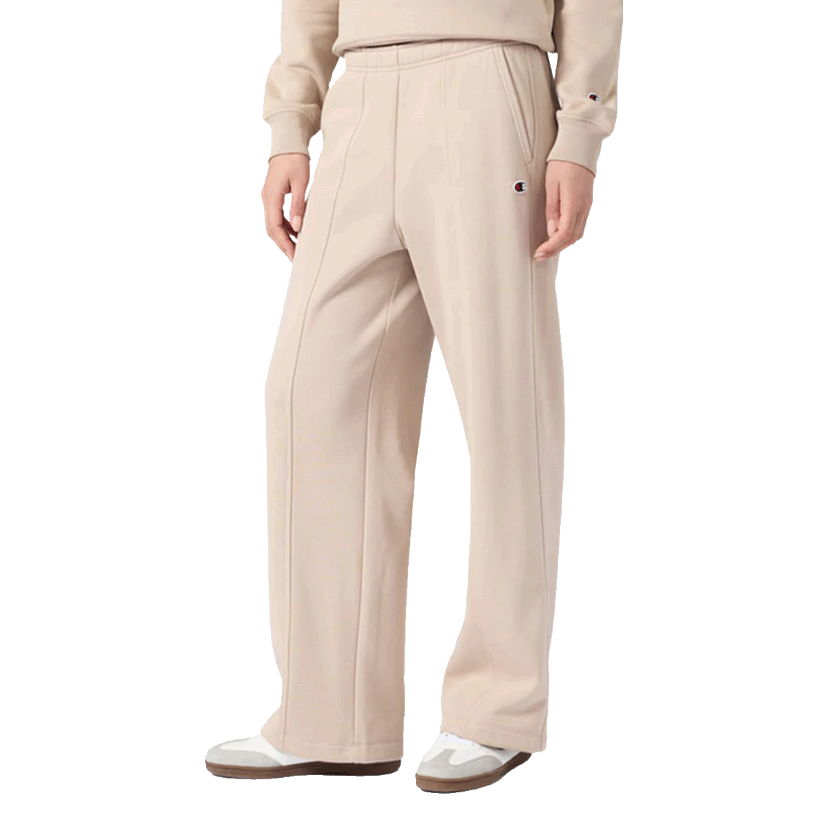 Joggingbukser Champion Classic Wide-Leg Sweatpants Beige | 118039-MS099, 0
