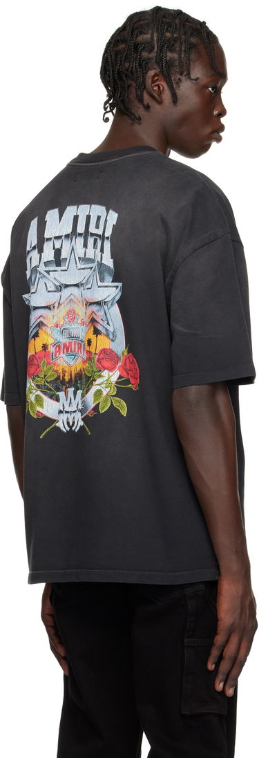T-shirt AMIRI Championship Graphic Print Cotton T-Shirt Sort | AMJYTE1139, 2