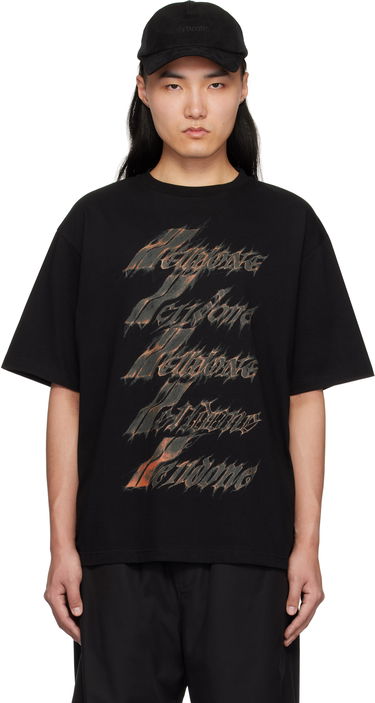 T-shirt We11done We11done Spark Logo T-Shirt Sort | WD-TT0-25-751-U-BK, 0