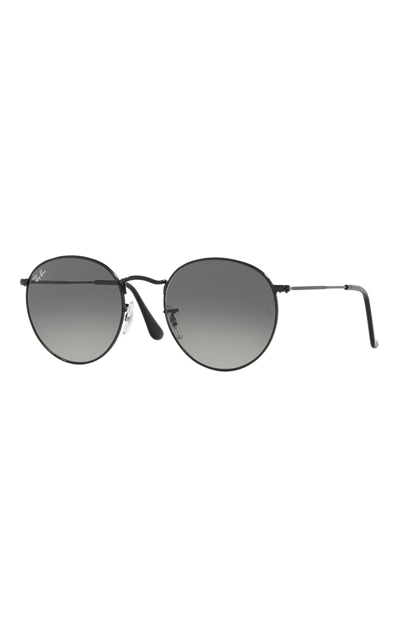 Solbriller Ray-Ban Ray-Ban Round Metal Sunglasses Sort | 0RB3447N.002/71.53.D, 1