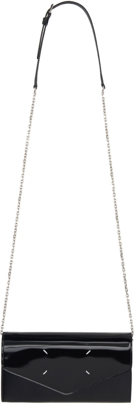 Tøj Maison Margiela Four Stitches Chain Wallet Sort | SA1UI0037 P5135