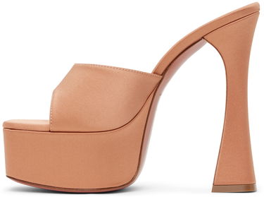 Tilbehør Amina Muaddi Amina Muaddi Dalida Heeled Sandals Lyserød | DALIDA SLIPPER, 2