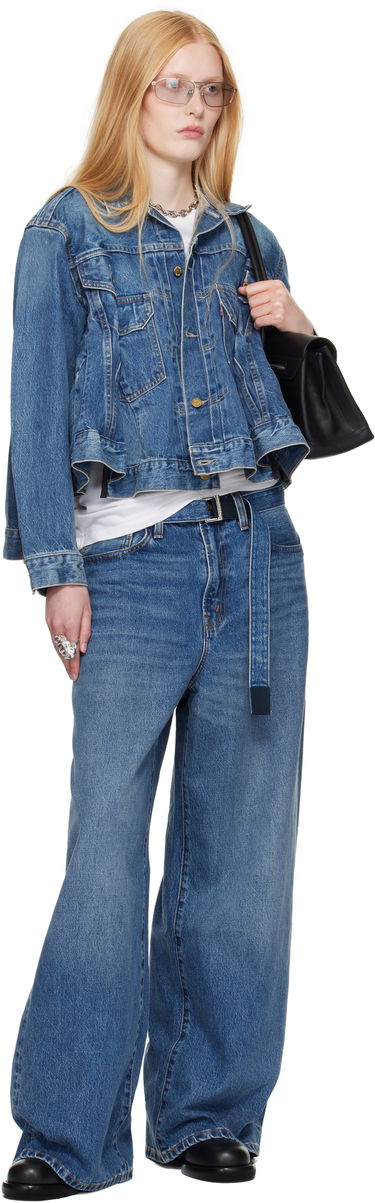 Jeans sacai Levi's Edition Wide-Leg Jeans by Sacai Blå | 25-0962S, 3