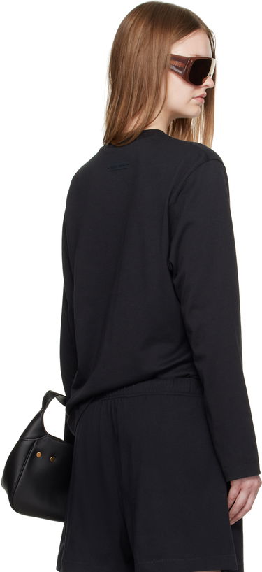 T-shirt Fear of God ESSENTIALS Classic Fit Long Sleeve T-Shirt Sort | 125SP255880FW, 2