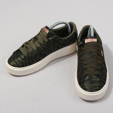 Sneakers og sko Puma Basket Platform VR Wn's olive night - olive night Grøn | 364092 01, 2