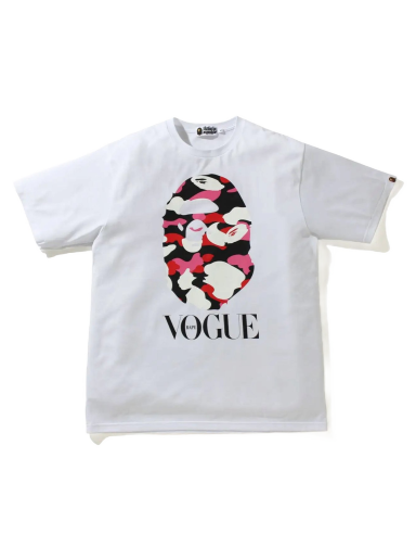 T-shirt BAPE VOGUE x Ape Head Tee Hvid | 1H23-209-911 WHT