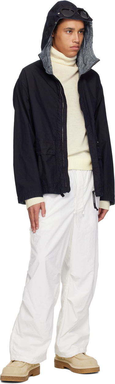 Vindjakke C.P. Company C.P. Company 50 Fili Goggle Hooded Jacket Mørkeblå | 18CMOW154A-110288W, 3