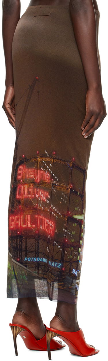 Nederdel Jean Paul Gaultier Jean Paul Gaultier Shayne Oliver Edition Maxi Skirt Brun | 24/27-F-JU097-T551-60405030, 2