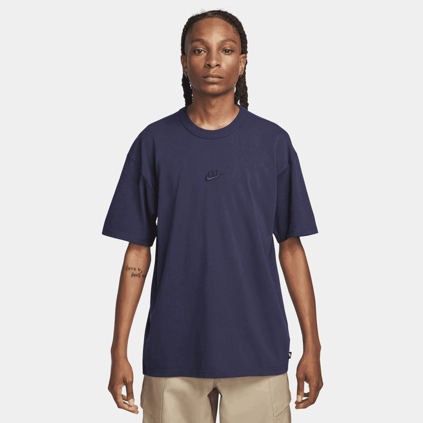 T-shirt Nike Nike Sportswear Premium Essentials T-Shirt Mørkeblå | DO7392-451