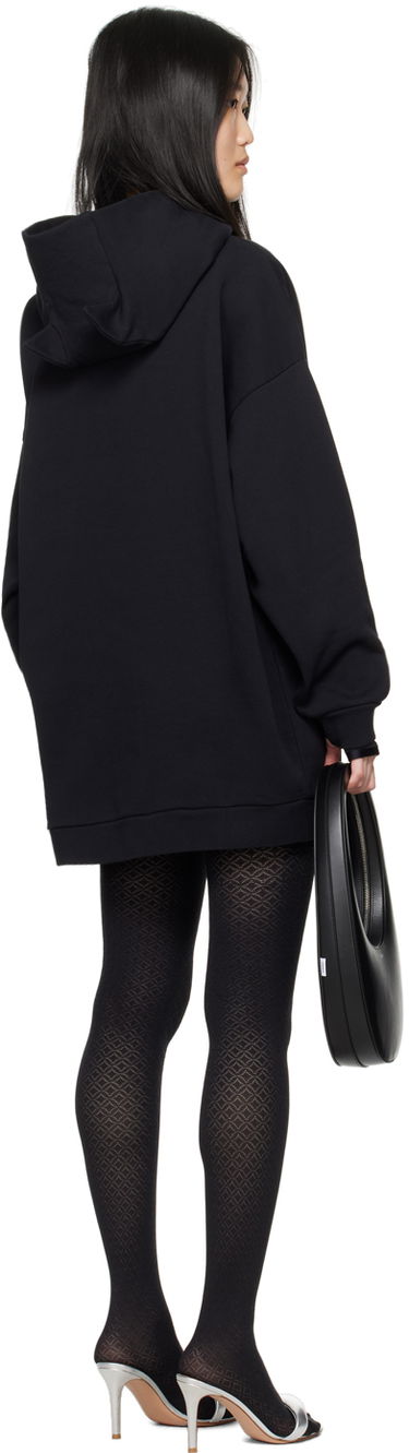 Sweatshirt Coperni Coperni Hooded Minidress Sort | COPJS62523, 2