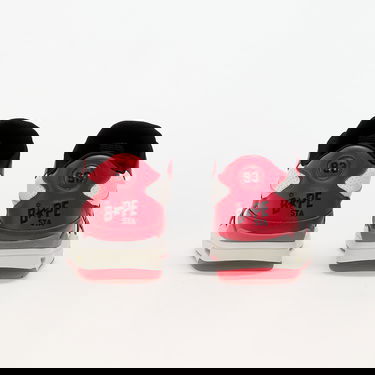 Sneakers og sko BAPE A Bathing Ape Clutch Sta #1 Mid Rød | 001FWJ801068I-RED, 3