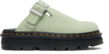 Sneakers og sko Dr. Martens Zebzag Suede Slingback Platform Slip-On Loafers Grøn | 31937300, 0