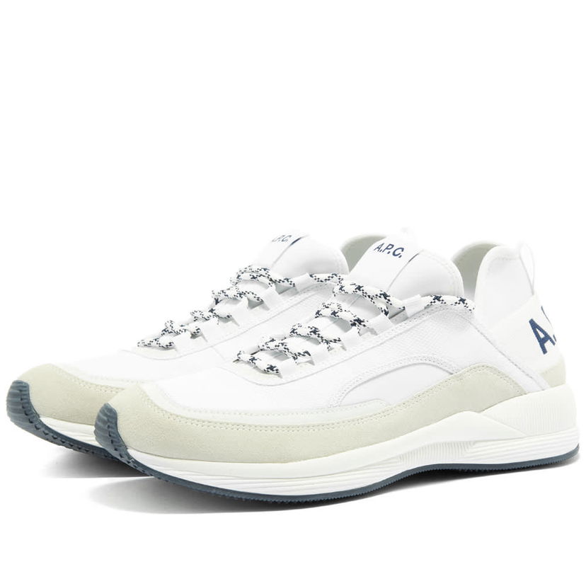 Sneakers og sko A.P.C. A.P.C. Run Around Hvid | PAACT-M56084-AAB