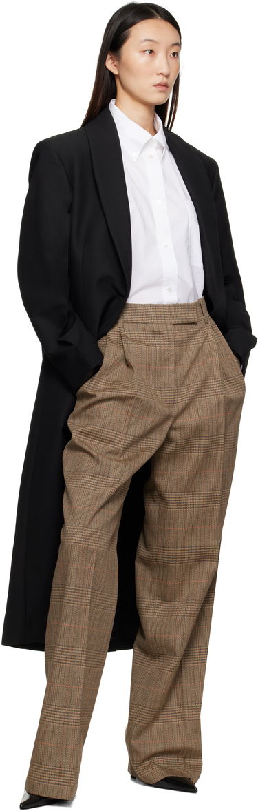 Bukser Róhe Róhe Mid-Waist Tailored Trousers Brun | 416-30-080, 3