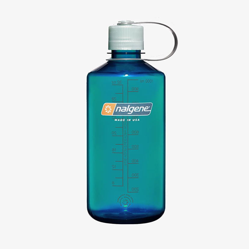 Drikkeflaske Nalgene Narrow Mouth 1000 ml Universal Water Bottle Turkis | 2021-0732