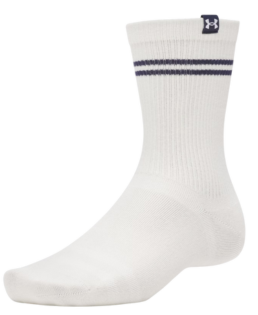 Sokker Under Armour Sportswear Cotton Striped Crew Socks Hvid | 1390130-110, 3